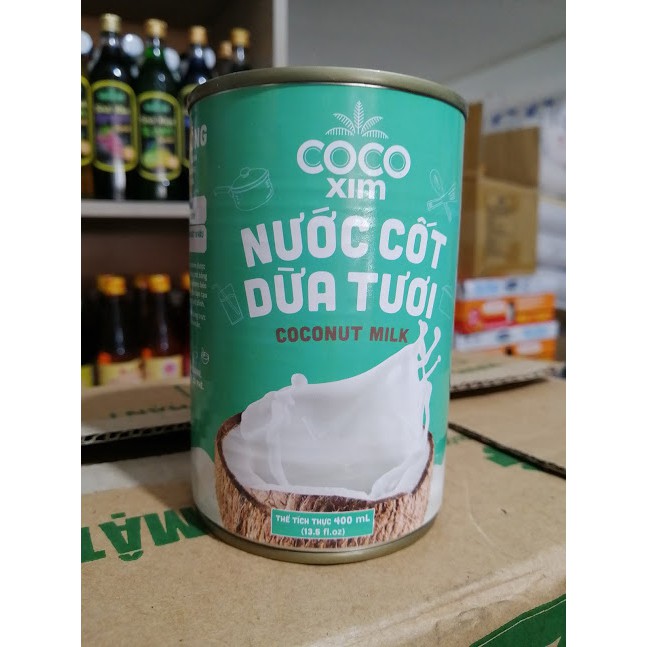 NƯỚC CỐT DỪA TƯƠI COCO XIM - lon 400ml