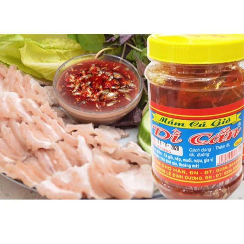 Mắm Cá Giò Dì Cẩn Hũ 500Gr - Đặc Sản Đà Nẵng