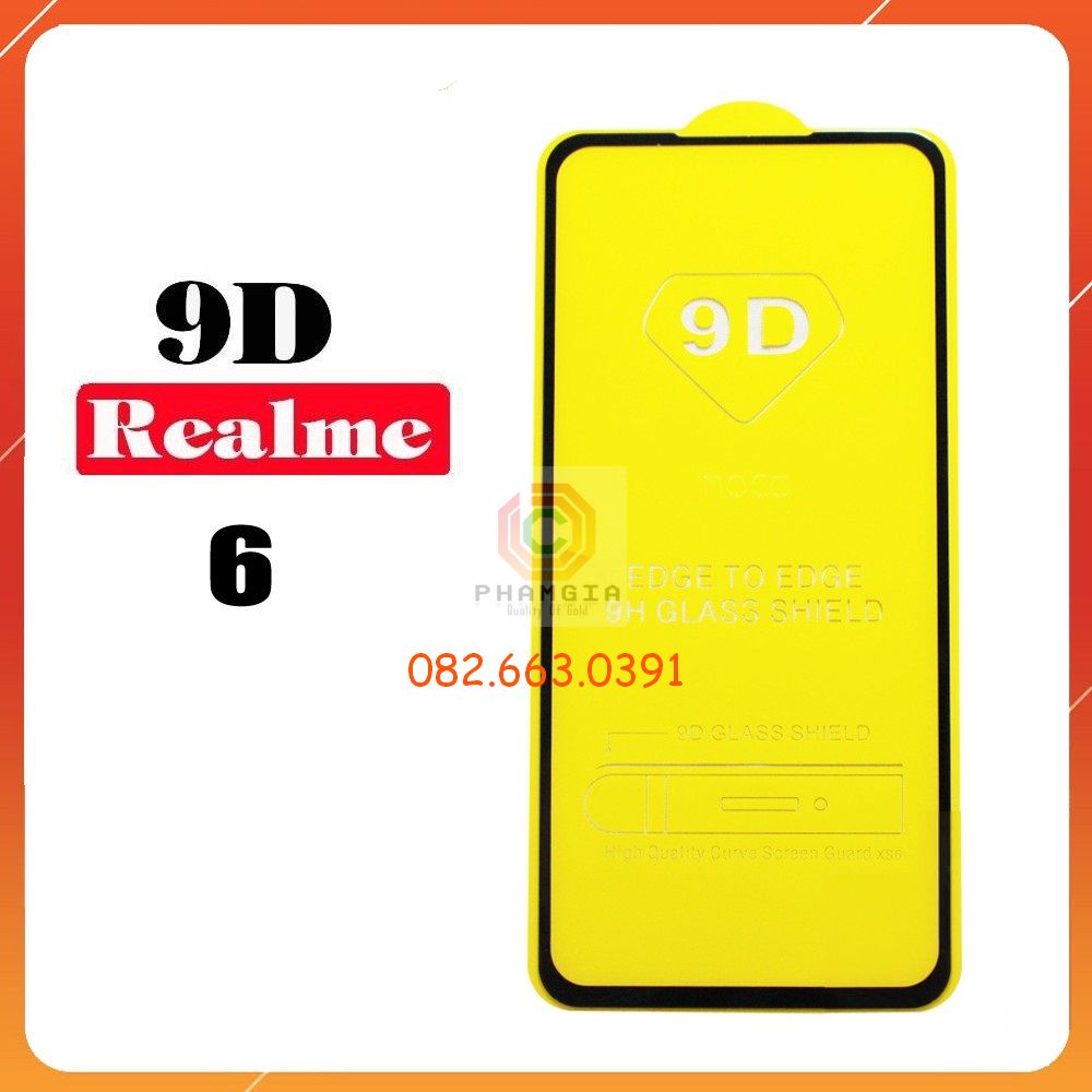 Kính cường lực Oppo Realme 6 Full Màn Full keo