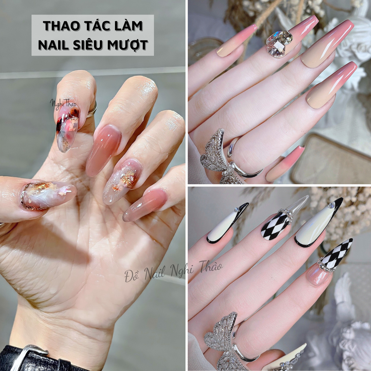 Cọ vẽ nét nail 2 đầu JELIVA