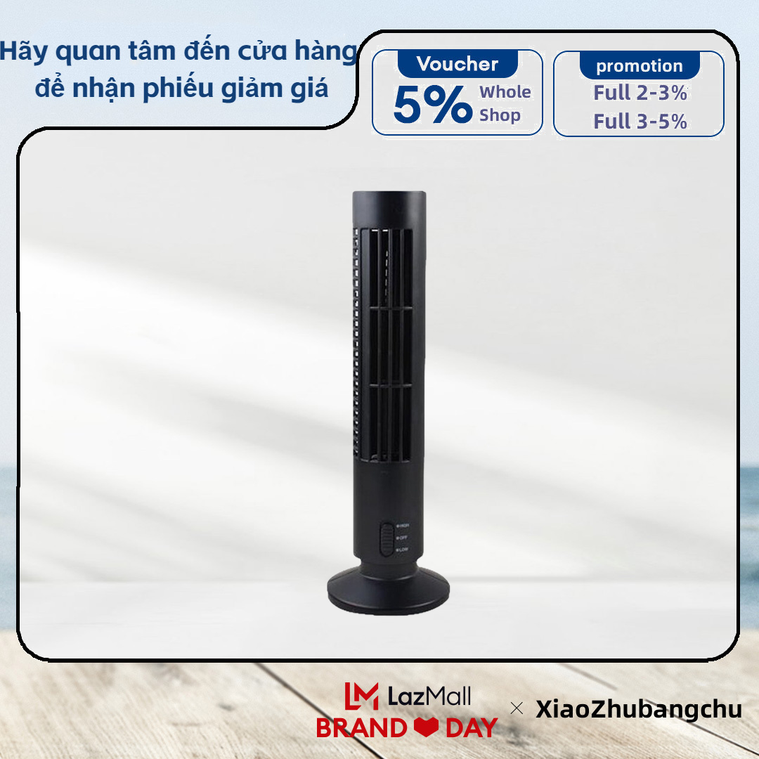 XiaoZhubangchu Tower Fan Usb Desktop Fan Convenient Home