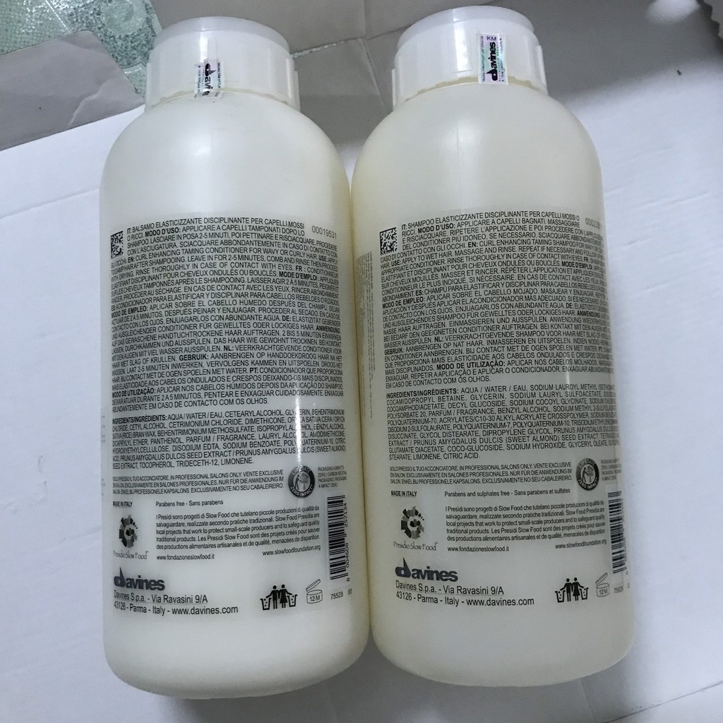 [davines]Dầu gội xả cho tóc uốn Davines Love Curl 1000mlx2