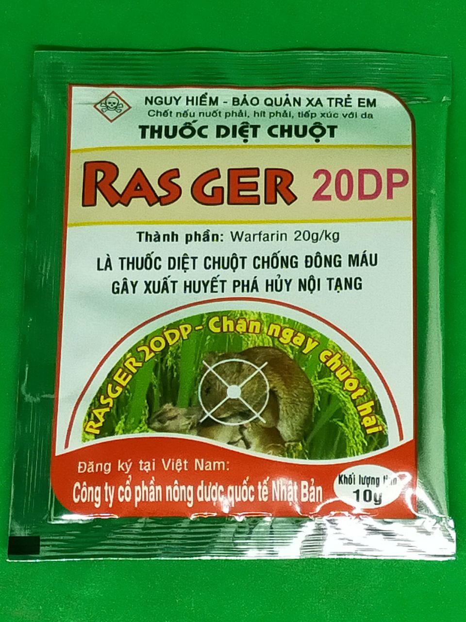 Thuốc Diệt Chuột chống đông máu Ras Ger 20 Dp