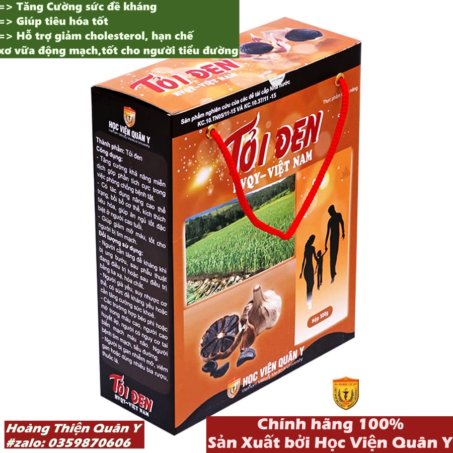 Tỏi đen học viện quân y - loại 500 gam