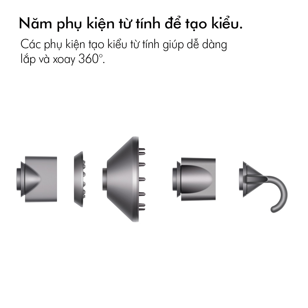[DUY NHẤT 3.4: VC 12% Tối đa 3 Triệu] Máy sấy tóc Dyson Supersonic ™ HD08 (Hồng/Xám Trắng)