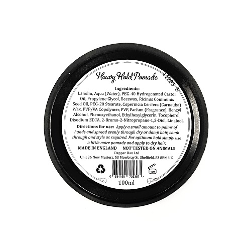 POMADE VUỐT TÓC DAPPER DAN HEAVY HOLD 100ML