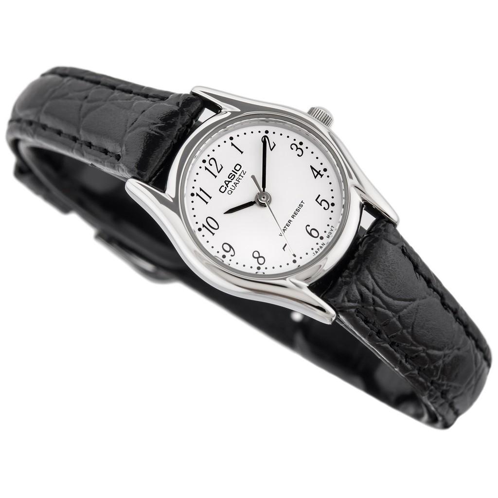 Đồng hồ nữ dây da Casio LTP-1094E-7BRDF (Đen)