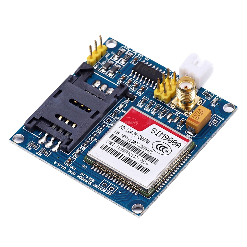 Sim900a mini wireless data transfer module / sms / development board / gsm / gprs / stm32 board kit