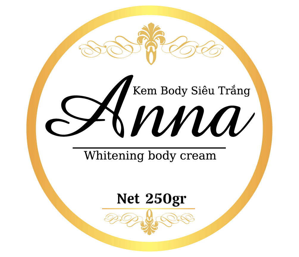 Tem dán hộp kem body Logo hộp kem body Decal nhựa chống nước Thiết