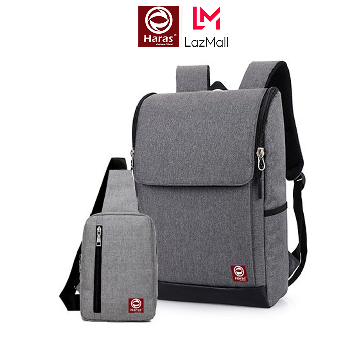 Combo Ba Lô Thời Trang HARAS HR013 Và Túi Đeo Chéo HARAS HR147