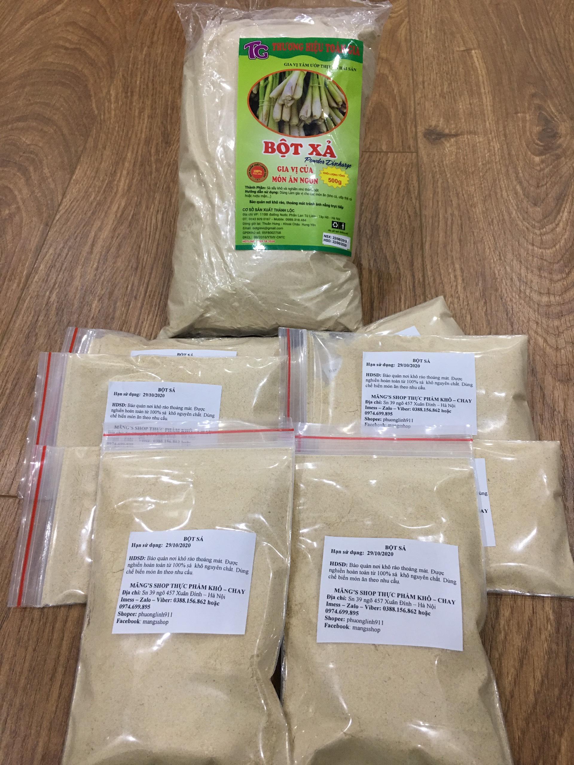 Bột Sả Nguyên Chất (Gói 500g)