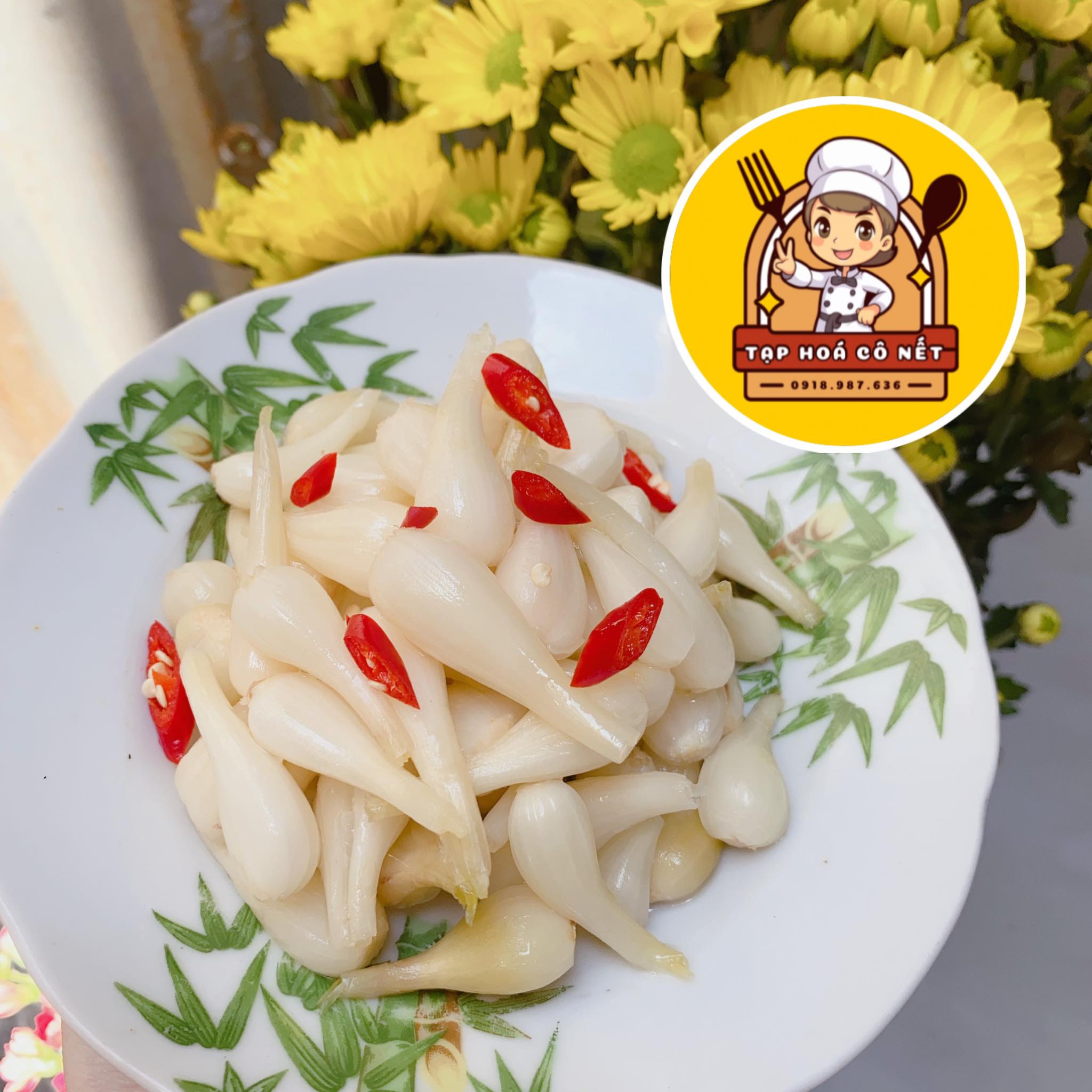 Củ Kiệu Quế Muối Chua Ngọt Nhà Làm
