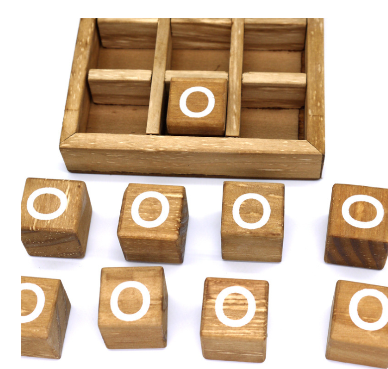 TRÒ CHƠI TƯ DUY - TIC TAC TOE - CHẤT LIỆU GỖ