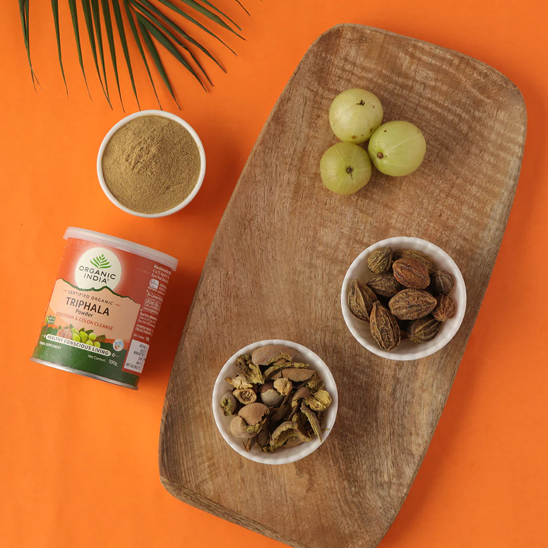 Bột Triphala hữu cơ Ấn Độ India Organic Triphala Powder 100gr