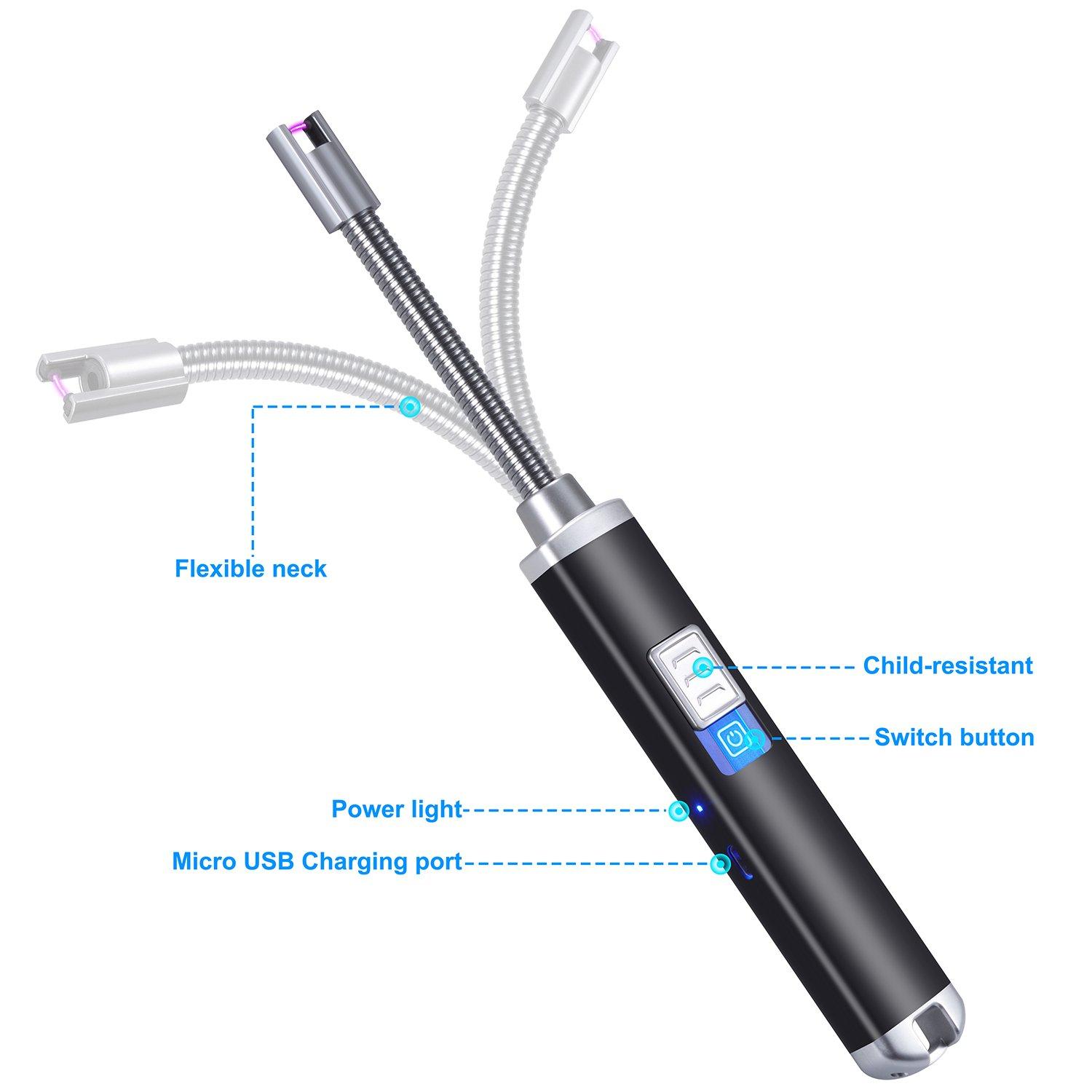 Euro quality - bật lửa điện 360 độ sạc usb