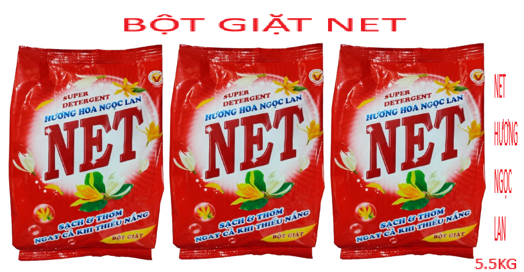 Bột giặt Net 5.5kg Hương Ngọc Lan/ Extra