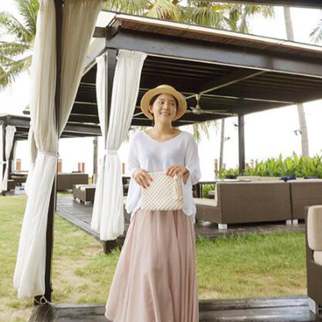 [Hàng Handmade] Túi Đeo Cho Nữ Phong Cách Vintage, Ví Len Macrame Có Dây Đeo Nhỏ Gọn Phù Hợp Với Đi Dự Tiệc, Ăn Cưới- Macrame Clutch with the cross strings