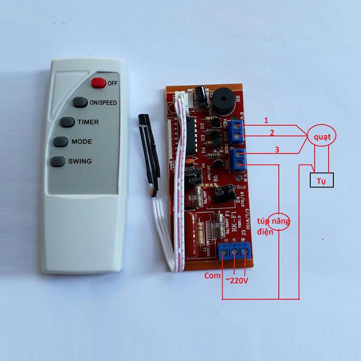02 Bộ mạch điều khiển quạt từ xa