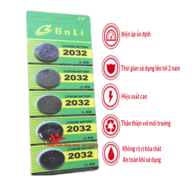 pin 3v 2032 lithium
