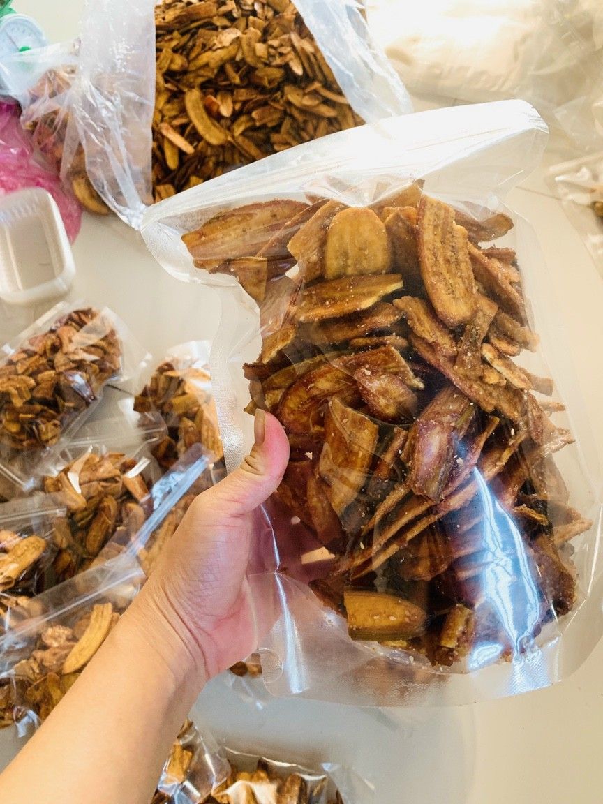 Chuối sấy mè gừng 500g
