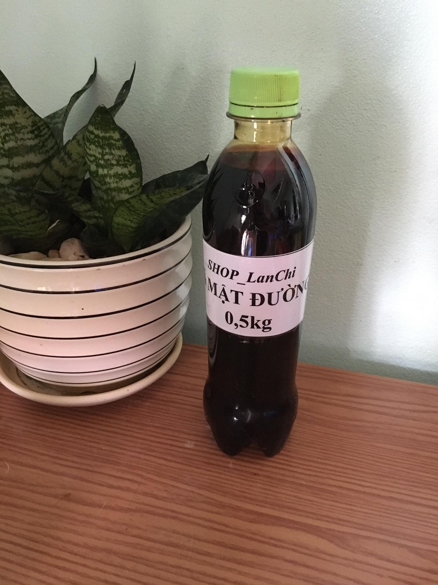Mật rỉ đường chai 0.5KG (mật mía) dùng để ủ EM 1