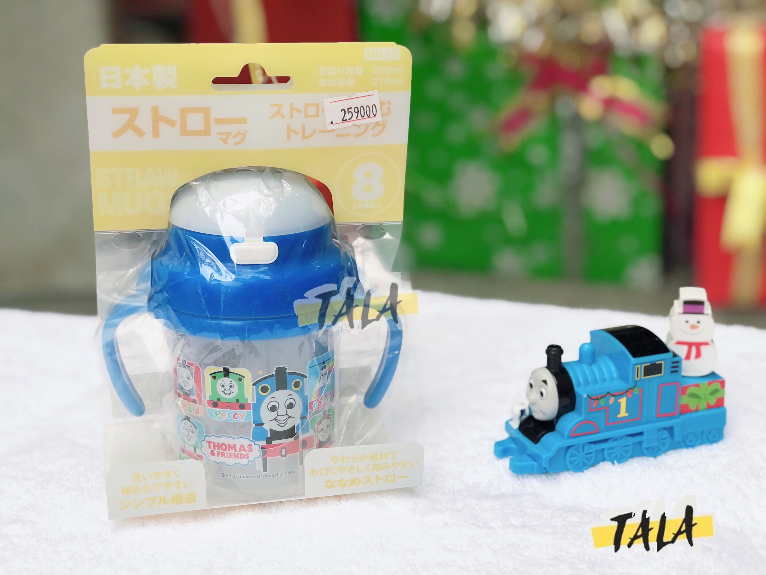 [HCM]Bình nước vòi hút hình Hello Kitty / Hoạt hình Thomas