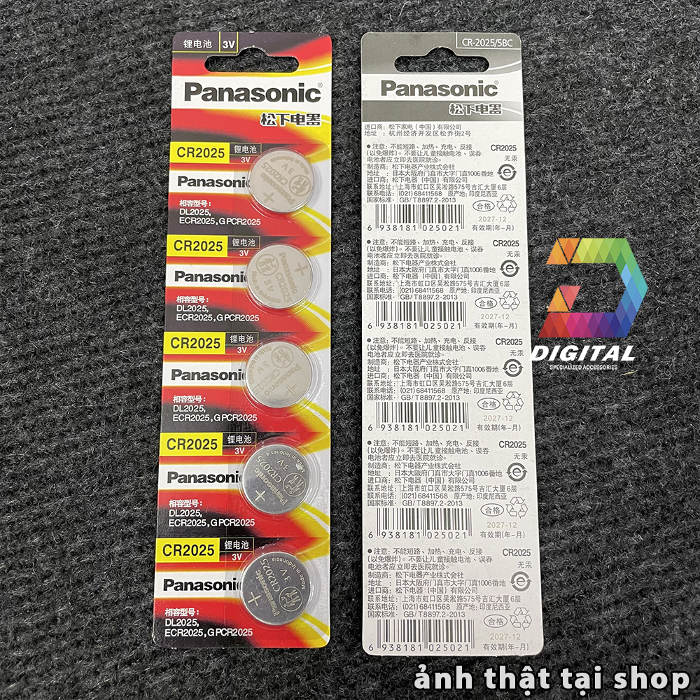 Pin Panasonic Cmos CR2025 Lithium 3V Chính Hãng