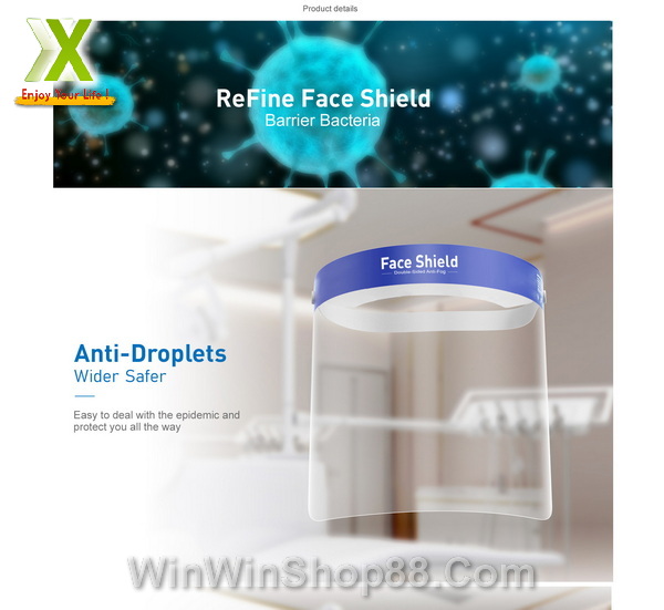 [HCM]Mặt nạ chống giọt bắn face shield