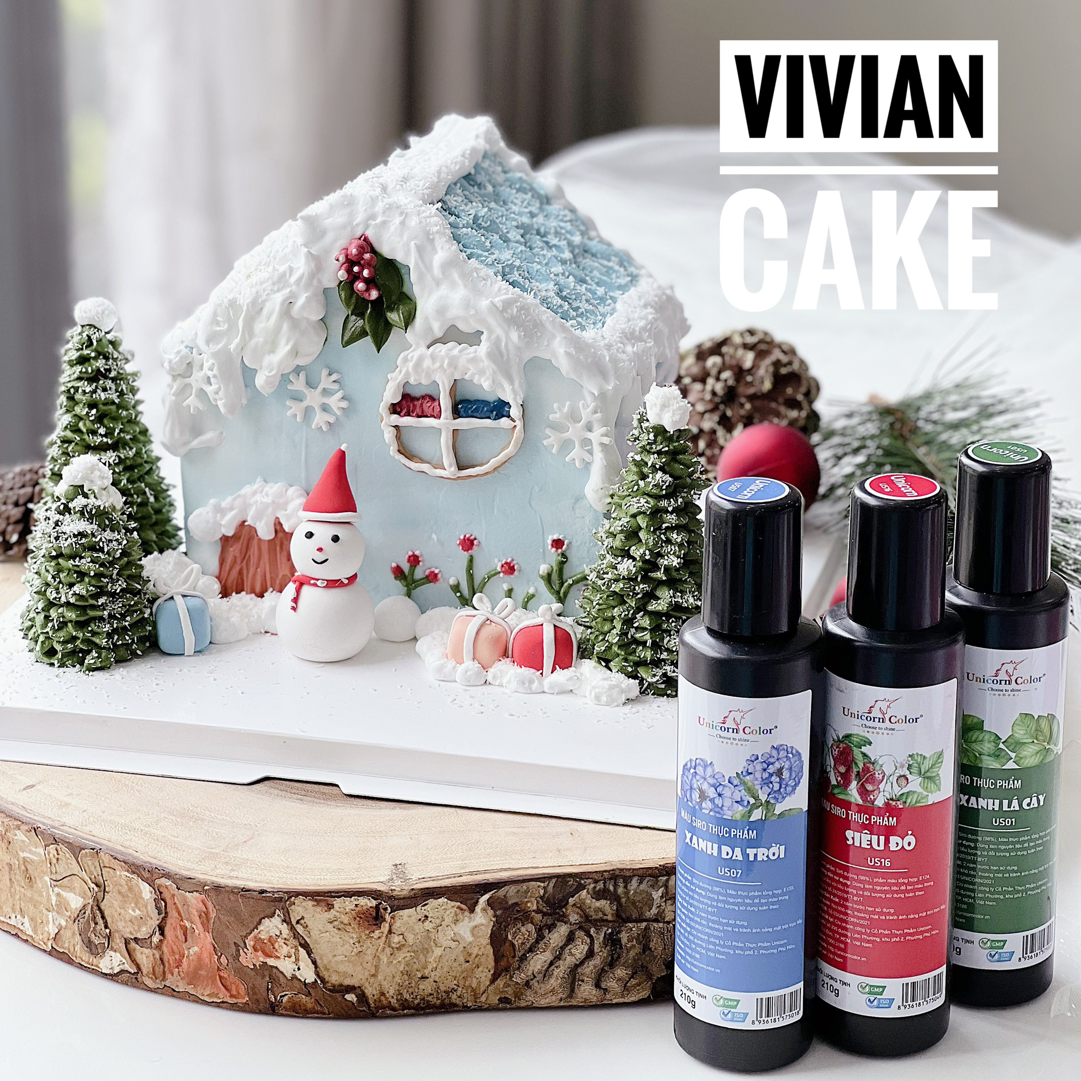 Combo Bộ 24 Màu Thực Phẩm Unicorn Không Đắng