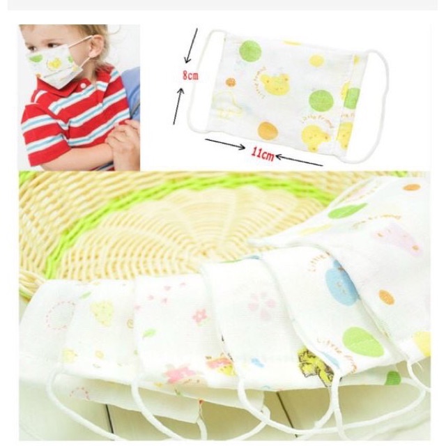 Khẩu trang xô cho bé sơ sinh đến 3 tuổi