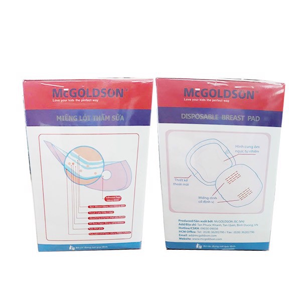 Lót Thấm Sữa Staydry Mc Goldson 24 miếng