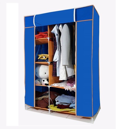 Thanh lý Tủ vải đựng quần áo loại to cho gia đình - 104870152