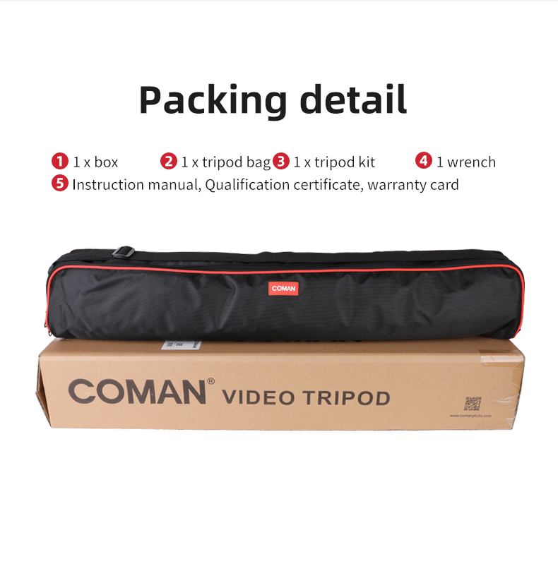 [HCM]Chân máy quay Coman DX16LQ5S