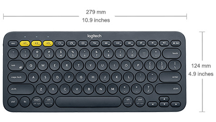 Bàn phím Bluetooth đa thiết bị Logitech K380