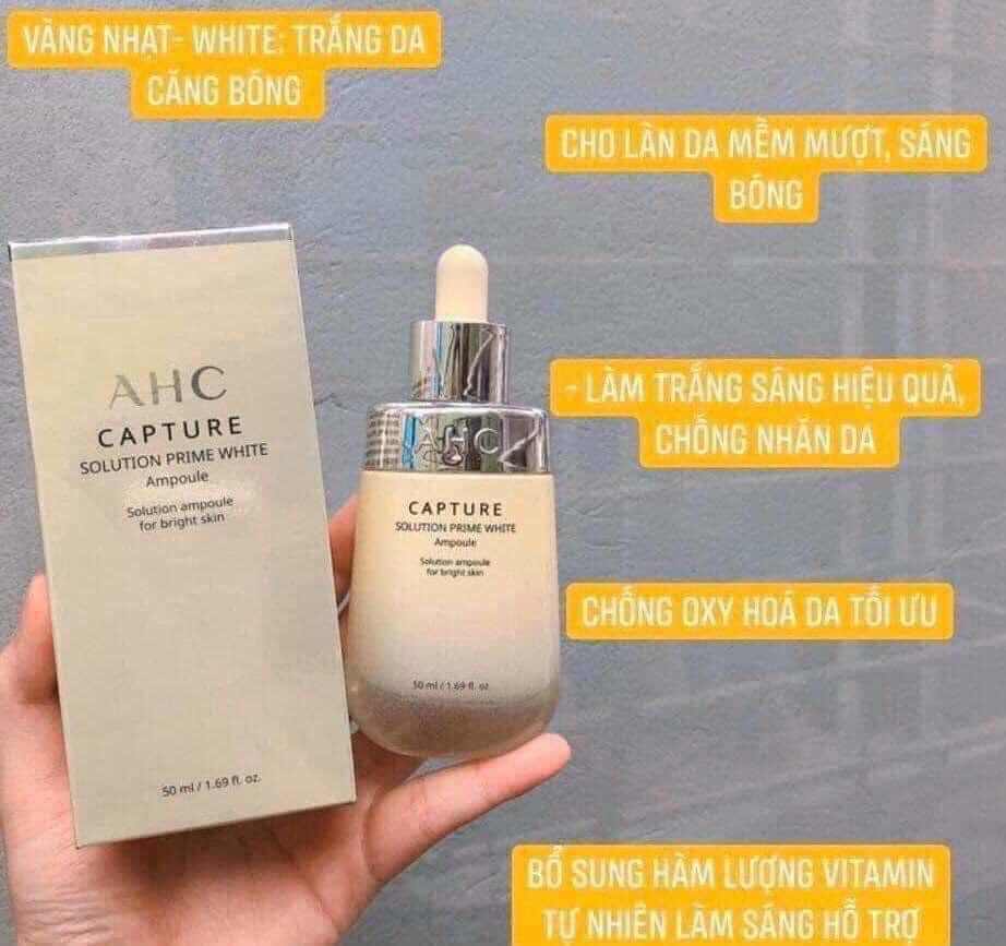 Bộ đôi serum và kem dưỡng trắng da - kem dưỡng ẩm ahc hàn quốc