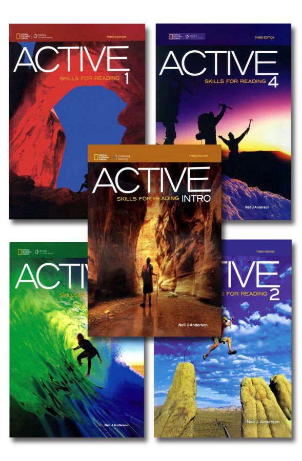 [Trọn Bộ] ACTIVE Skills for Reading (5 book) | BẢN IN MÀU