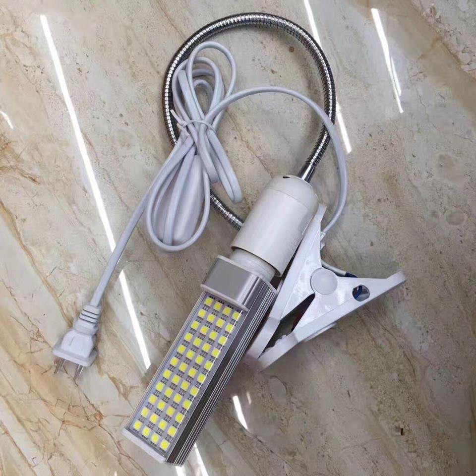 Đèn kẹp bàn 60 bóng led xoay 360 độ