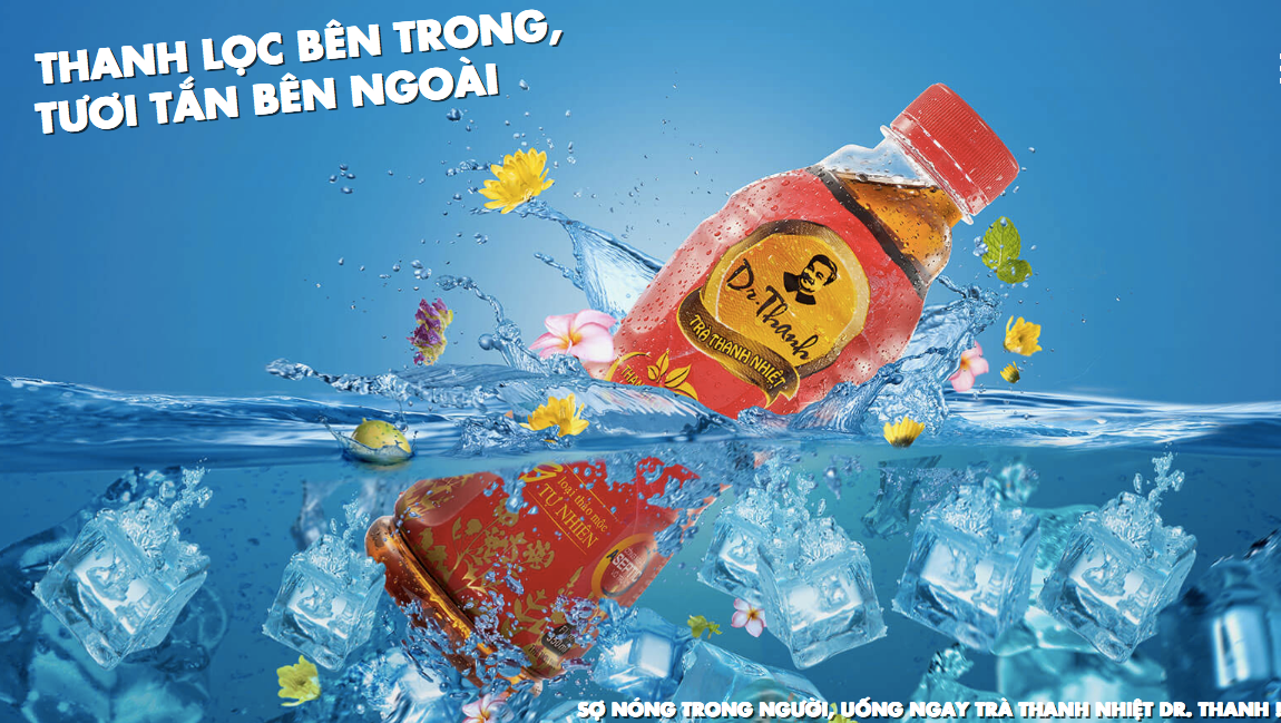 Lốc 6 Chai Trà Thảo Mộc Dr.Thanh 350ml