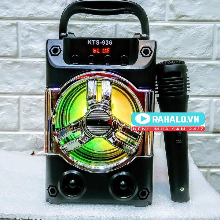 [HCM](RẺ MÀ CHẤT - LOA XÁCH TAY KARAOKE) Loa Bluetooth Hát Karaoke KTS - 935/936 Tặng Kèm Mic