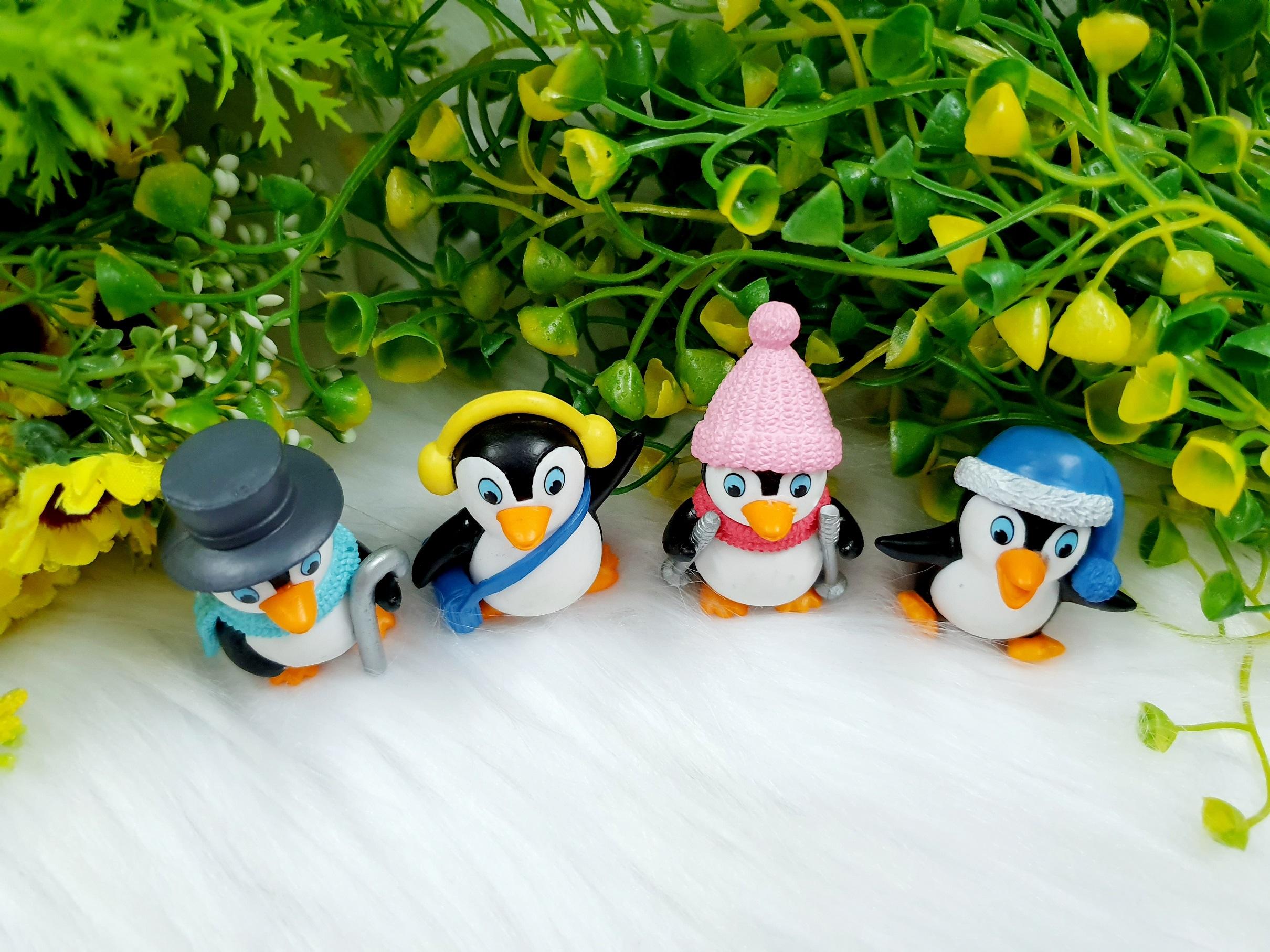 [HCM]Full set bộ 4 tượng chim cánh cụt