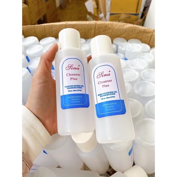 Nước lau gel Sina (200ml)  nước rửa cọ  lau móng