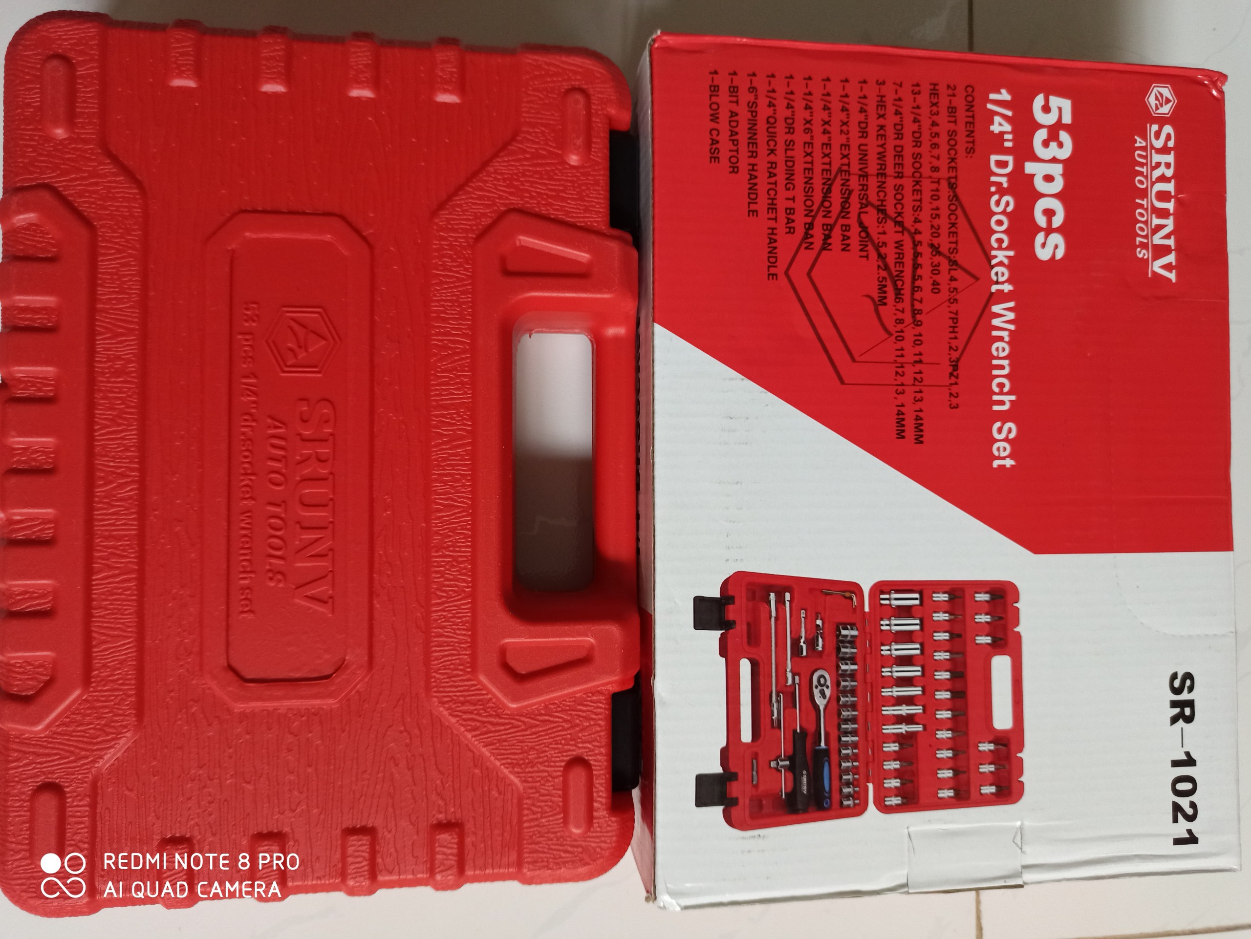 [HCM]Bộ khẩu sửa chữa 1/4 - 53 chi tiết