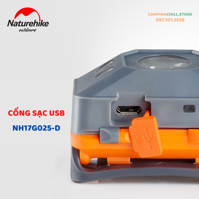 ĐÈN ĐỘI ĐẦU DÃ NGOẠI NATUREHIKE NH17G025-D