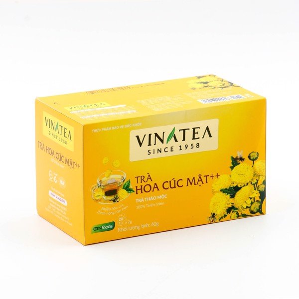 Trà túi lọc hoa cúc mật ong vinatea 40g