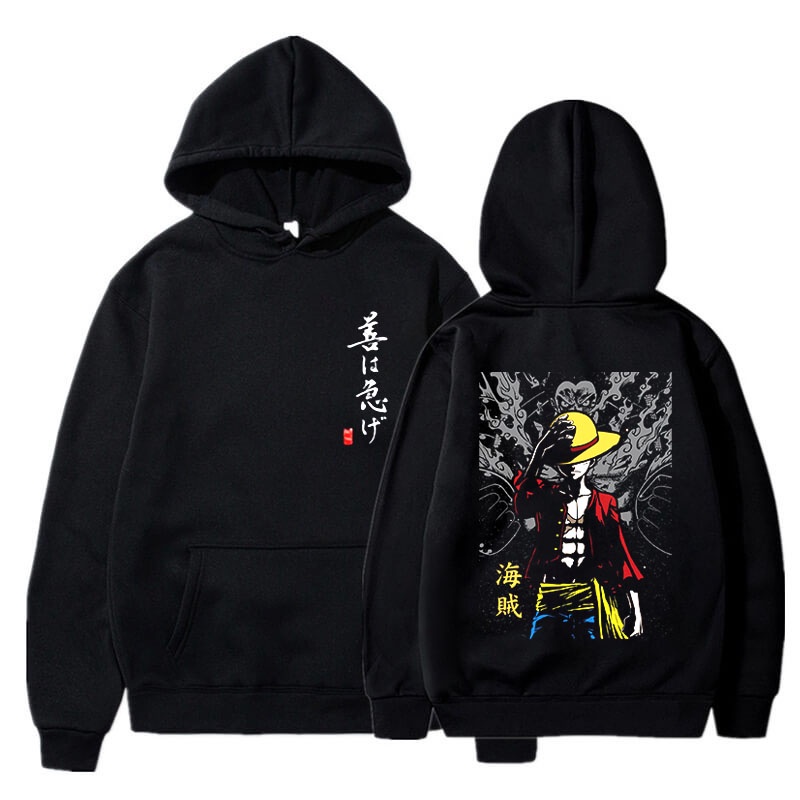 One piece áo hoodie one piece - bst áo in hình luffy zoro one piece cực đẹp giá siêu rẻ