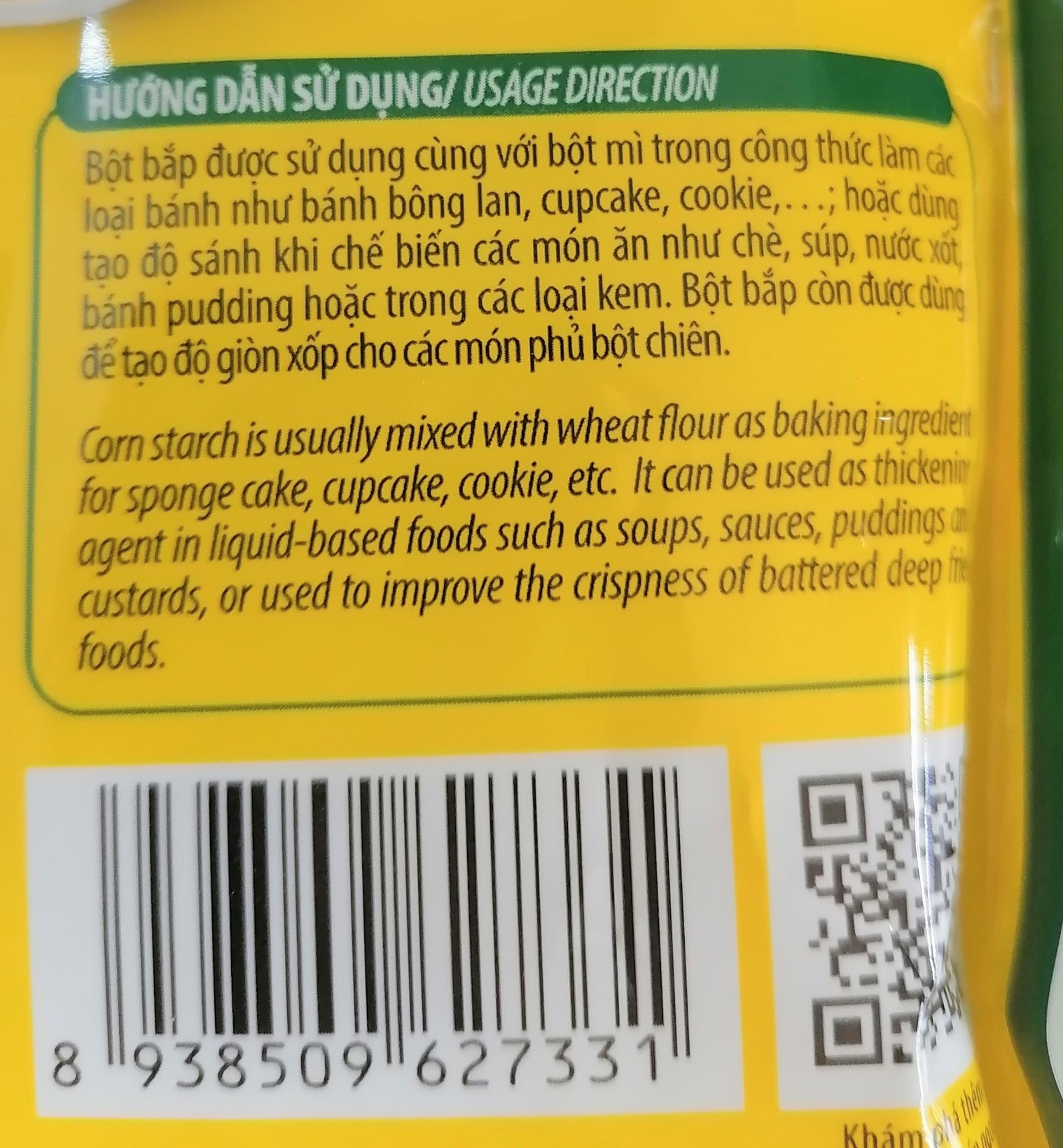 MEIZAN - túi 150g - BỘT BẮP / Corn Starch (HALAL)