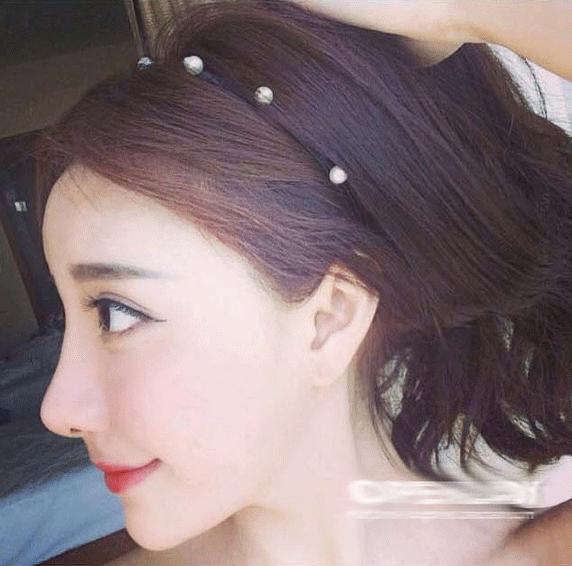 Cài tóc cài tóc nữ cài tóc băng đô cài tóc ngọc trai nhân tạo