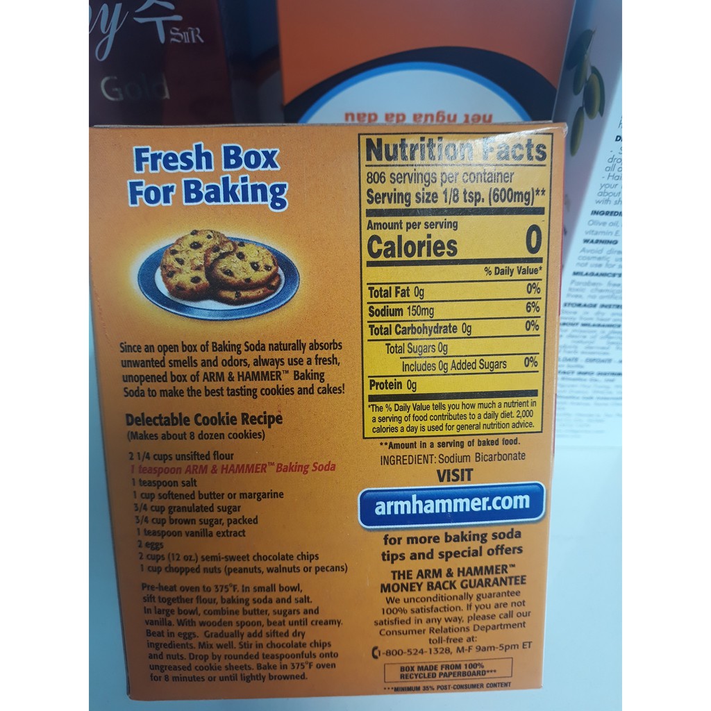 Bột tẩy trắng răng Baking Soda ARM HAMMER 454g