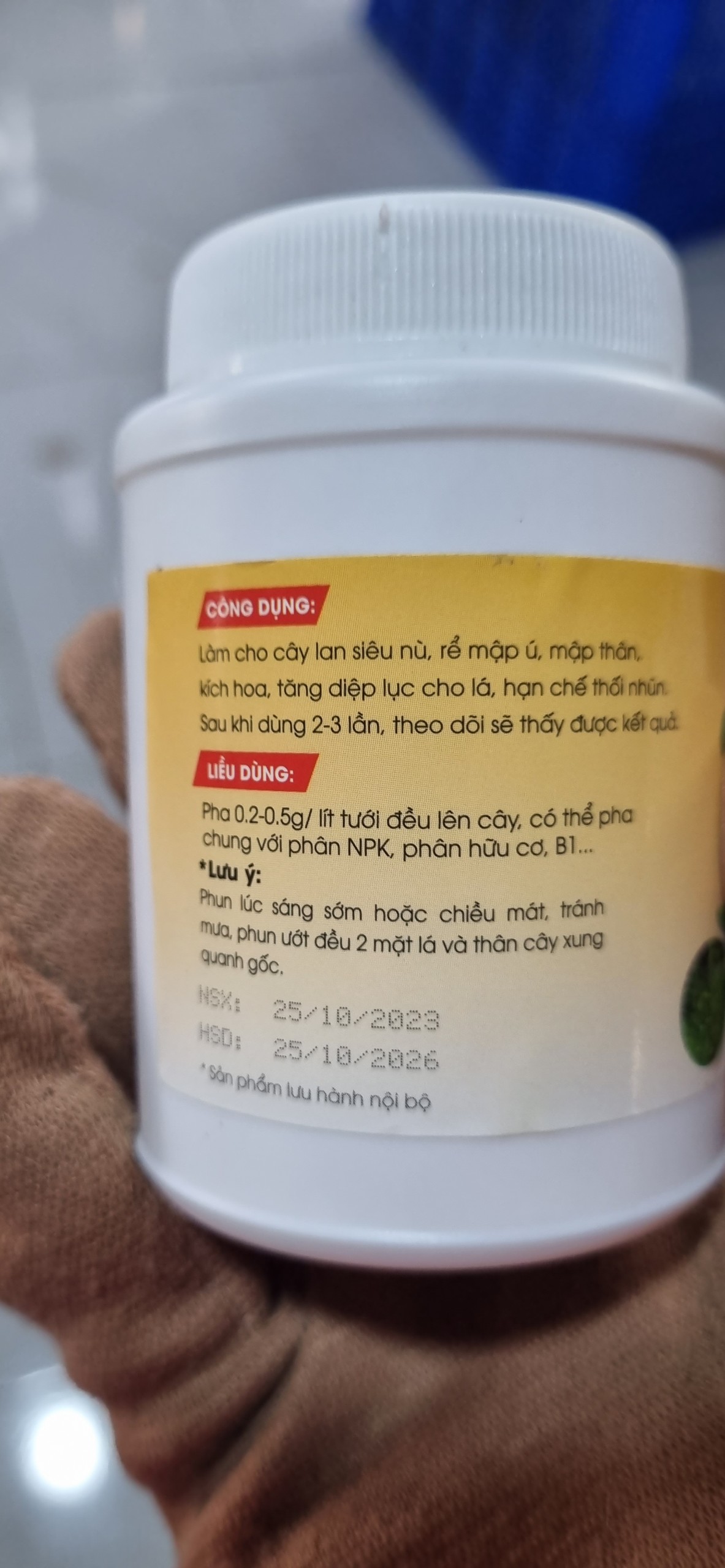 Chế phẩm lá mít siêu nù cho lan