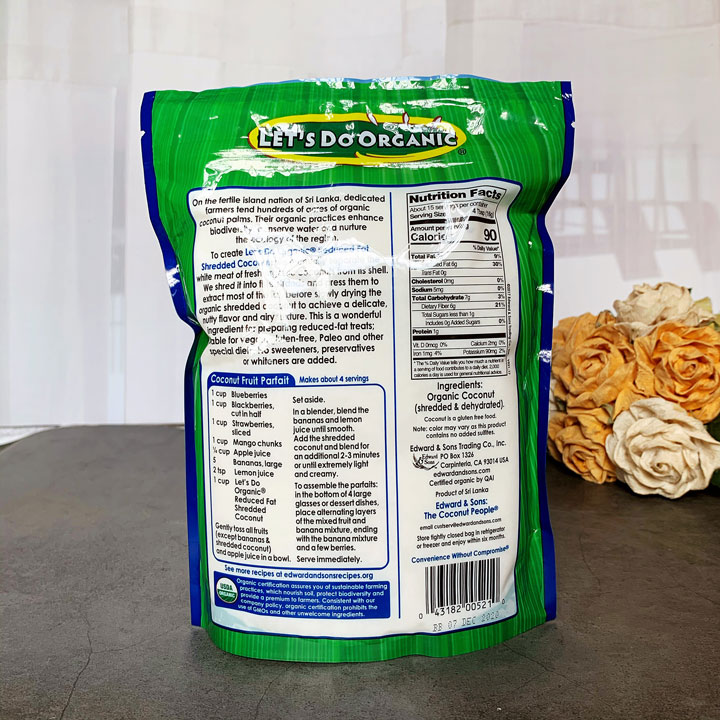 Vụn dừa hữu cơ Let's do Organic 250g